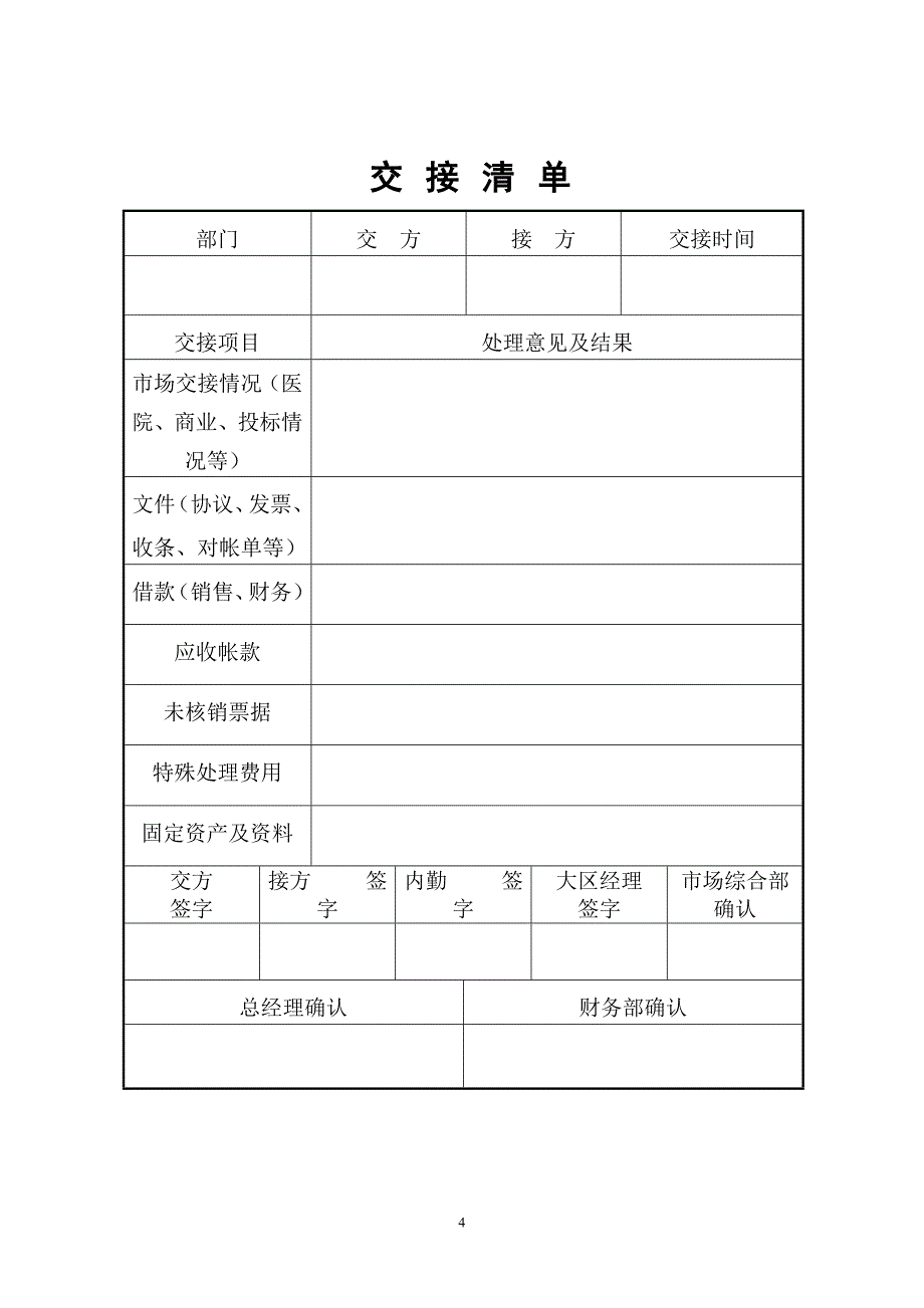 业务人员工作交接制度_第4页