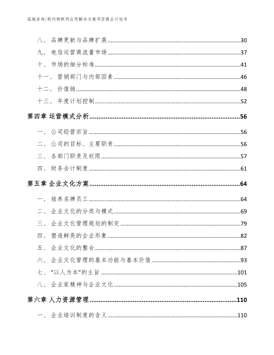 荆州物联网应用解决方案项目商业计划书_第3页