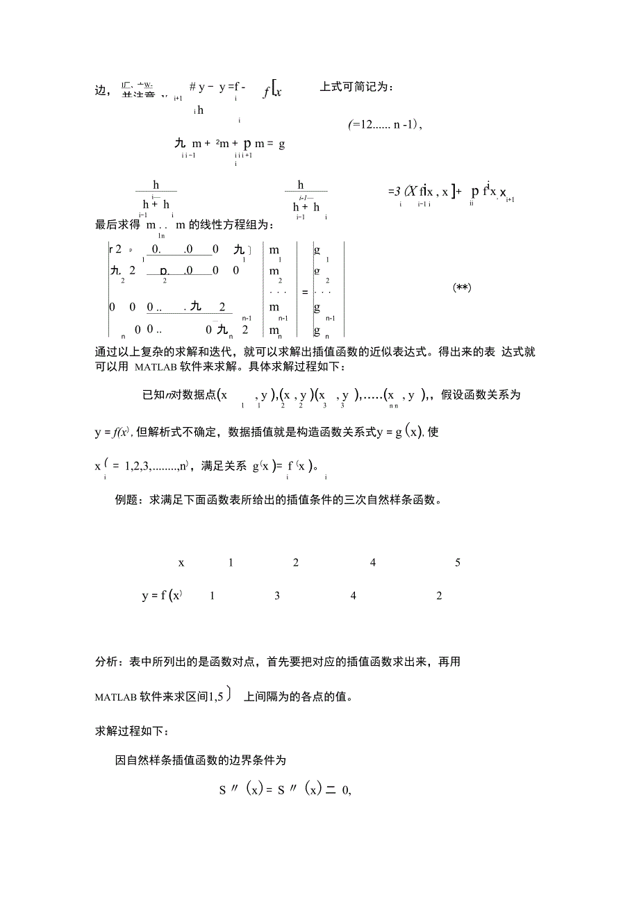 三次样条插值的MATLAB实现_第3页