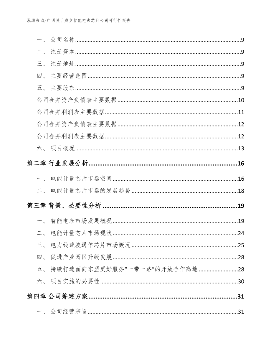 广西关于成立智能电表芯片公司可行性报告模板范本_第4页