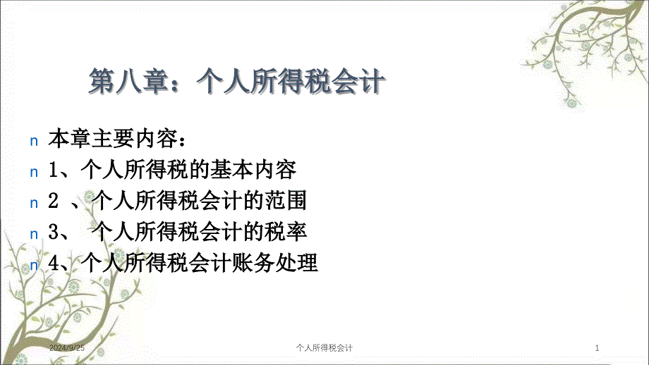 个人所得税会计课件_第1页