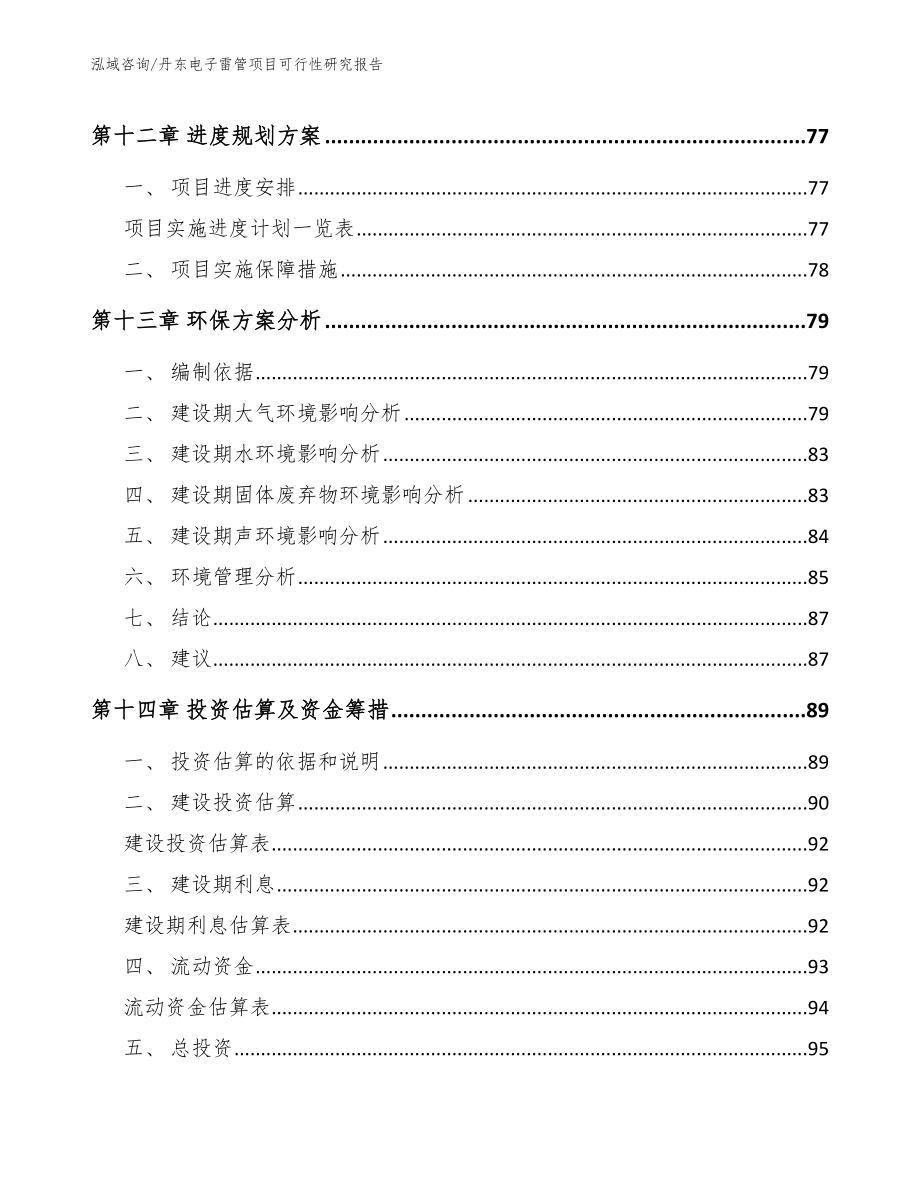 丹东电子雷管项目可行性研究报告_第4页