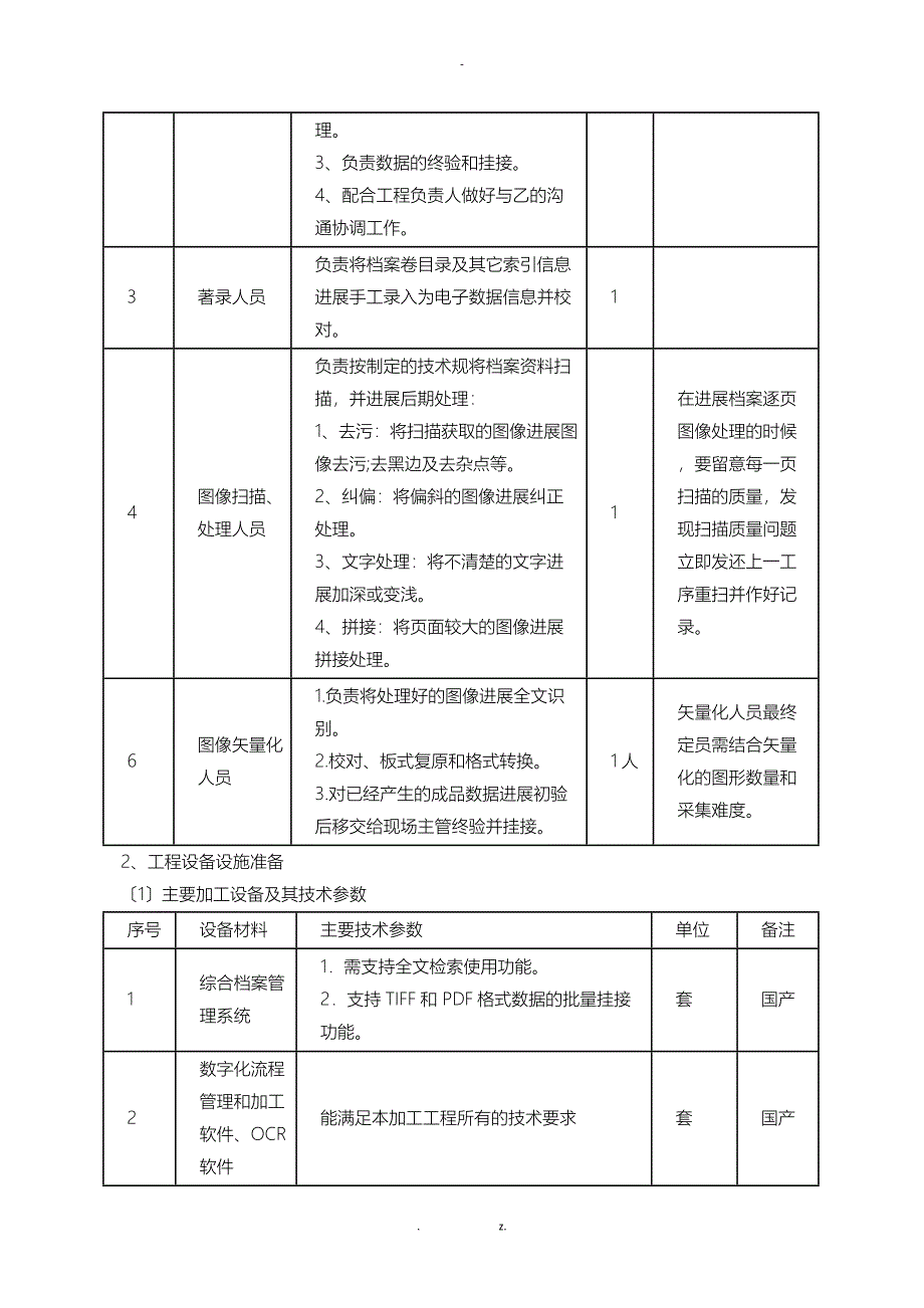 档案数字化项目投标技术方案设计_第2页