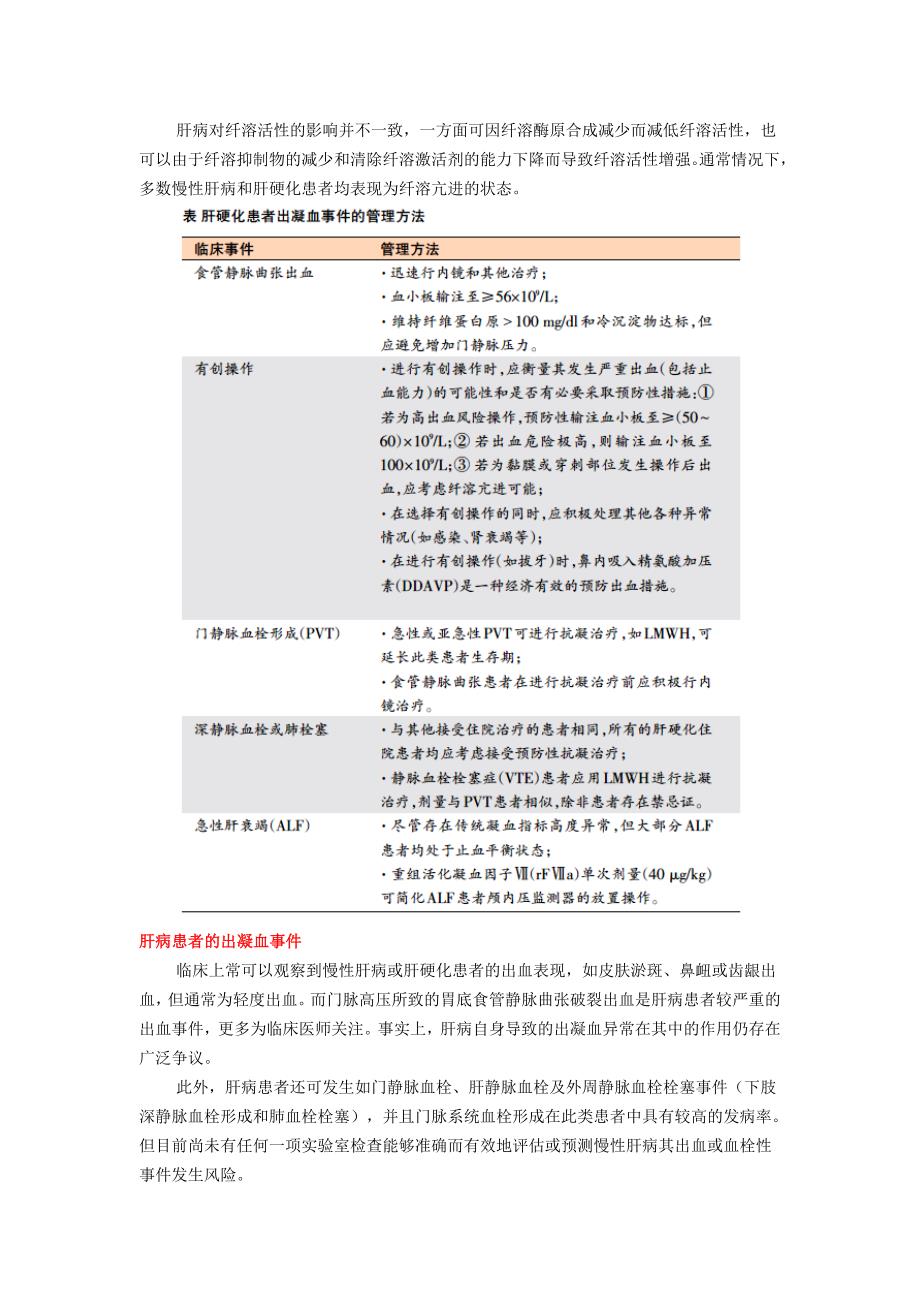 肝病出凝血异常的综合管理.doc_第2页