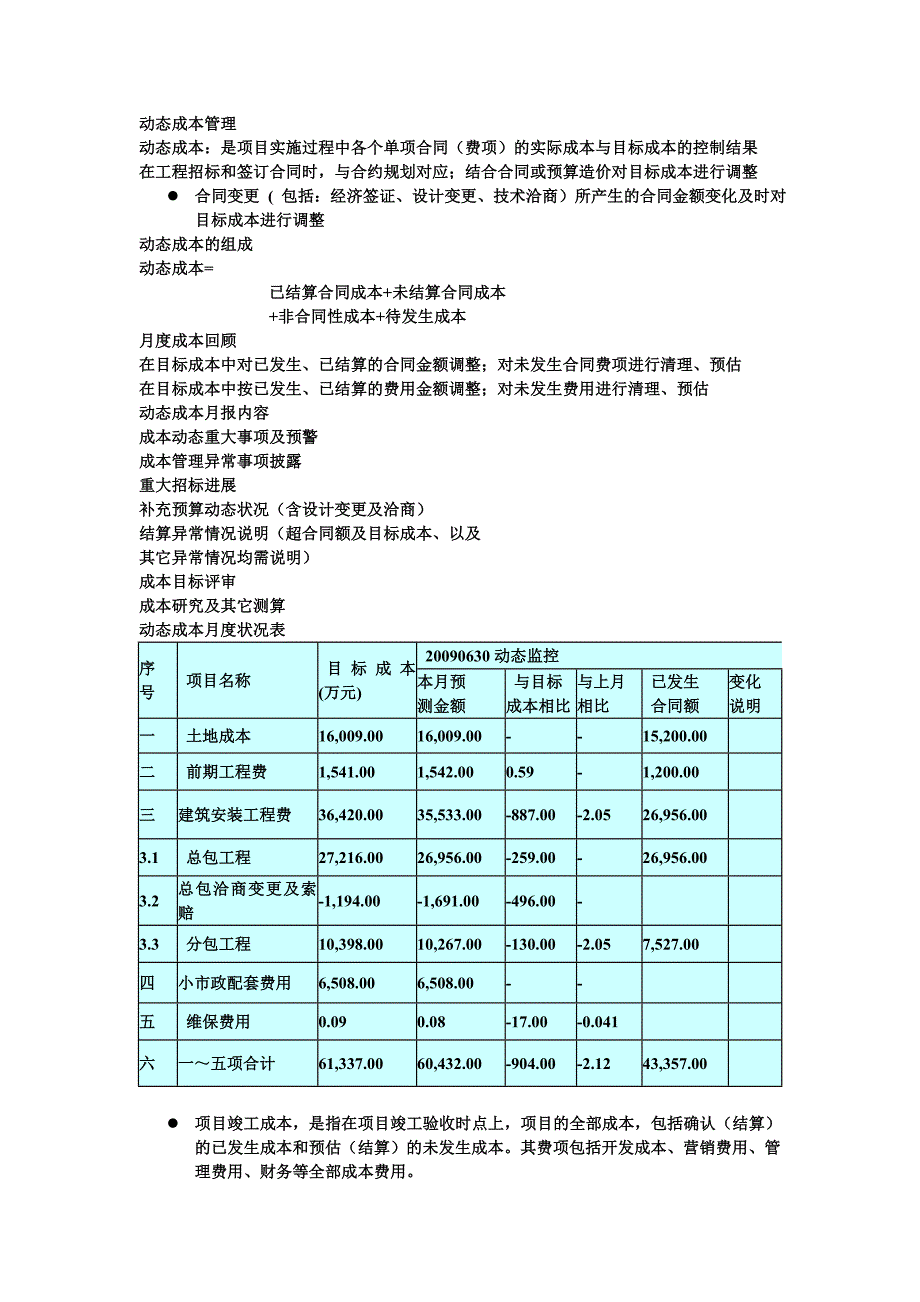 动态成本管理.doc_第1页