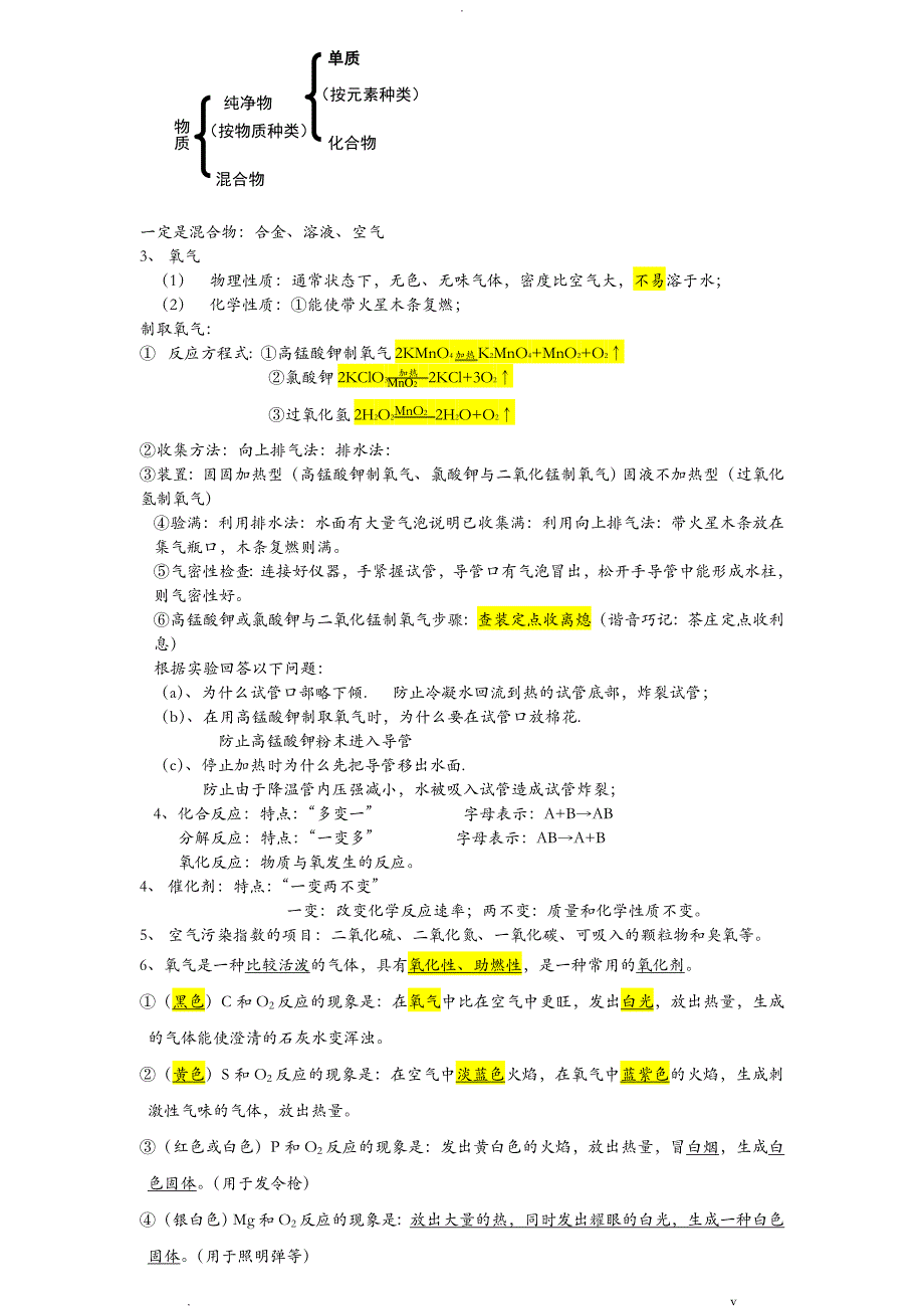 人教版初三化学上册知识点总结_第2页