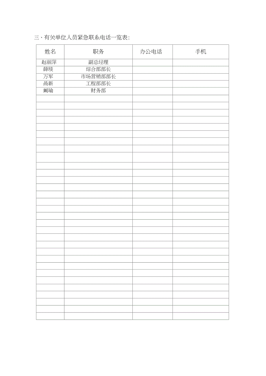 20建筑施工企业应急预案（完整版）_第3页