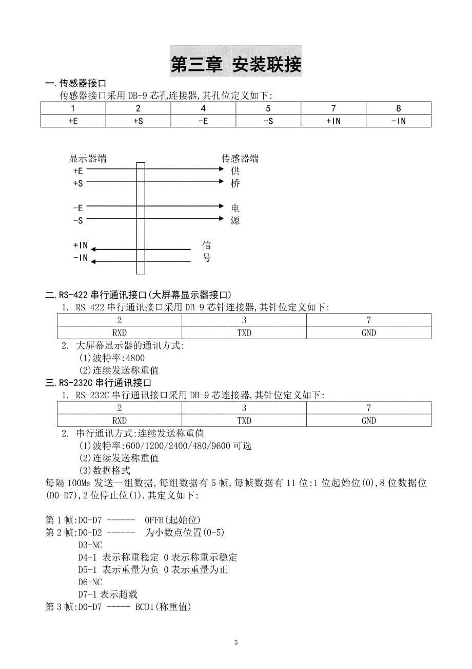 衡天HT9800称重显示控制器说明书.doc_第5页