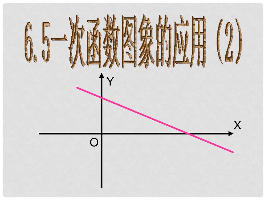 浙江省杭州市萧山区党湾镇初级中学八年级数学上册 7.5 一次函数的简单应用课件_第1页