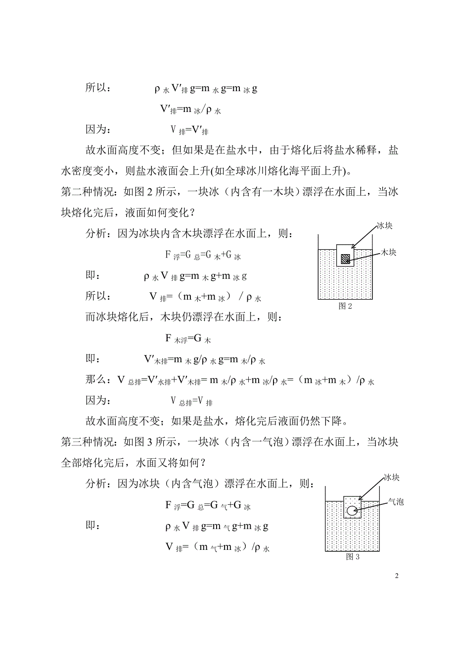 初中物理中“液面”升降判断方法浅析.doc_第2页