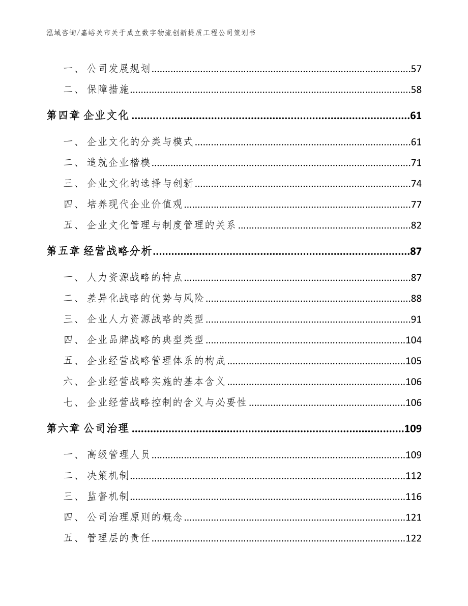 嘉峪关市关于成立数字物流创新提质工程公司策划书_第4页