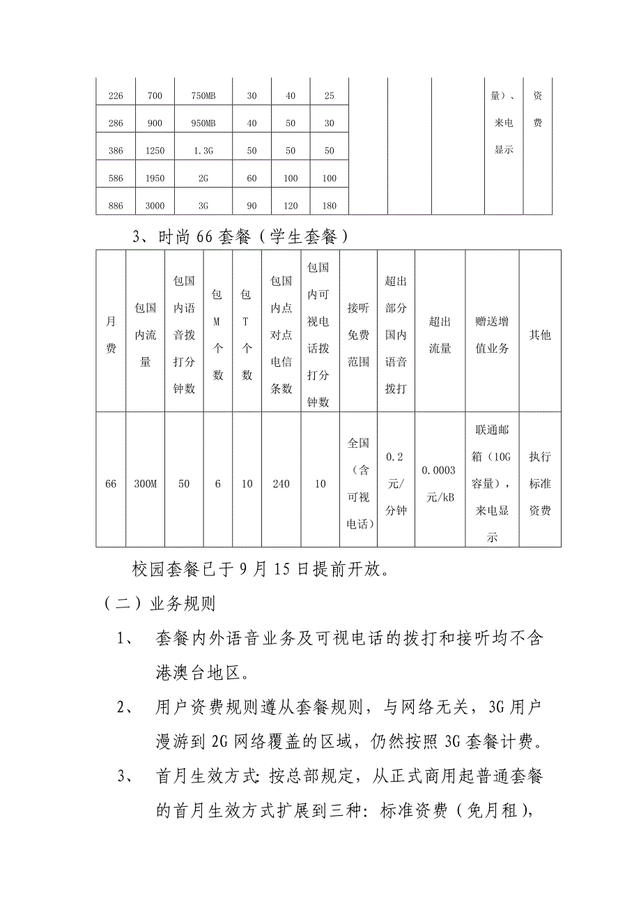 联通正式商用套餐和业务.doc_第2页