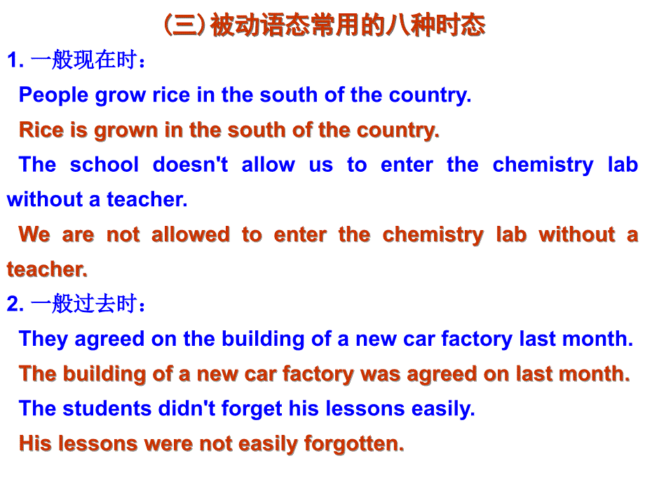 九年级英语被动语态详解_第4页