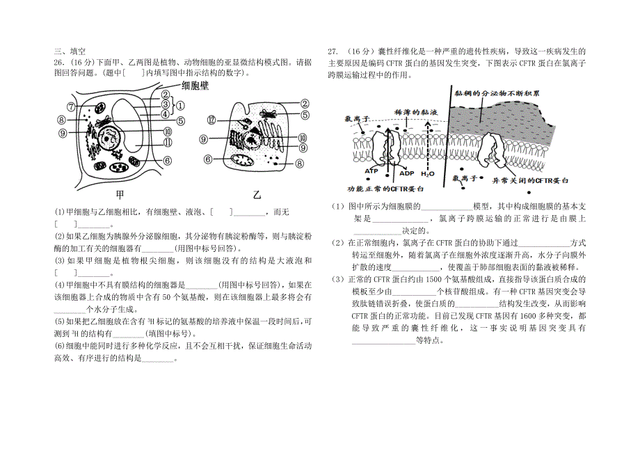 高三周测试卷.doc_第2页