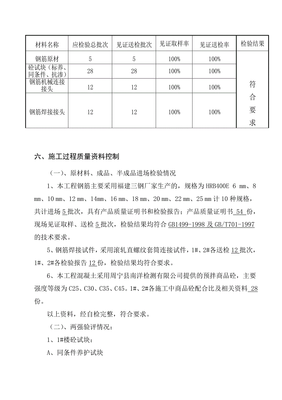 主体结构中间验收自评报告_第4页