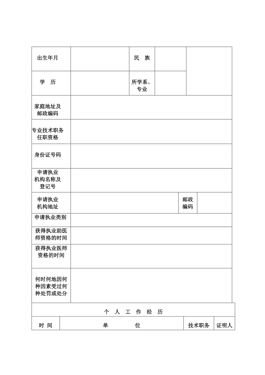 执业医师注册申请表.doc_第4页