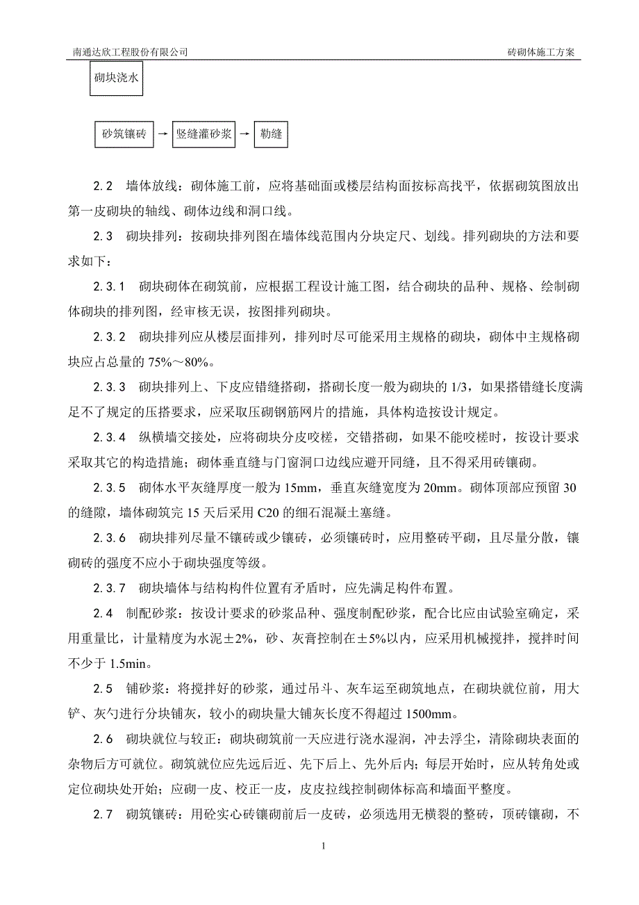 楼房建设工程砌筑工程专项施工方案_第4页