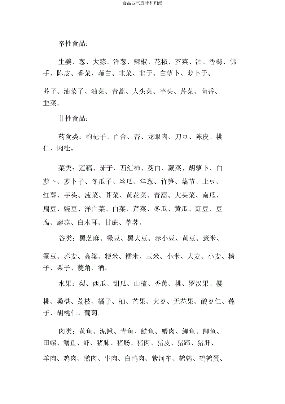 食物四气五味和归经.doc_第4页