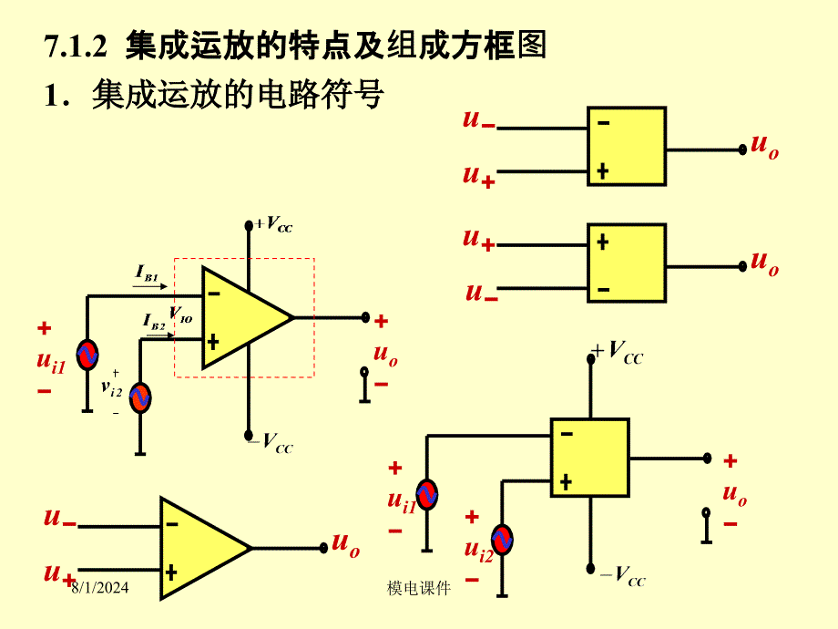 模电课件25七章集成运放概述_第3页