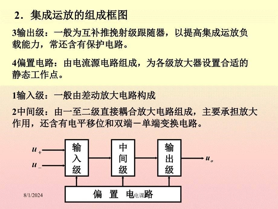 模电课件25七章集成运放概述_第5页