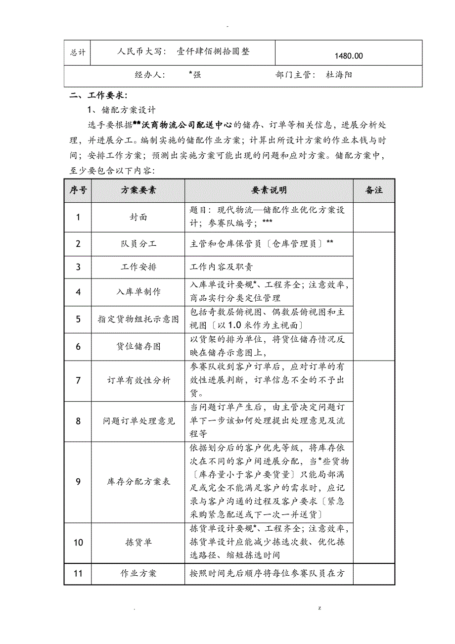 仓储配送方案设计__比赛用题_第4页