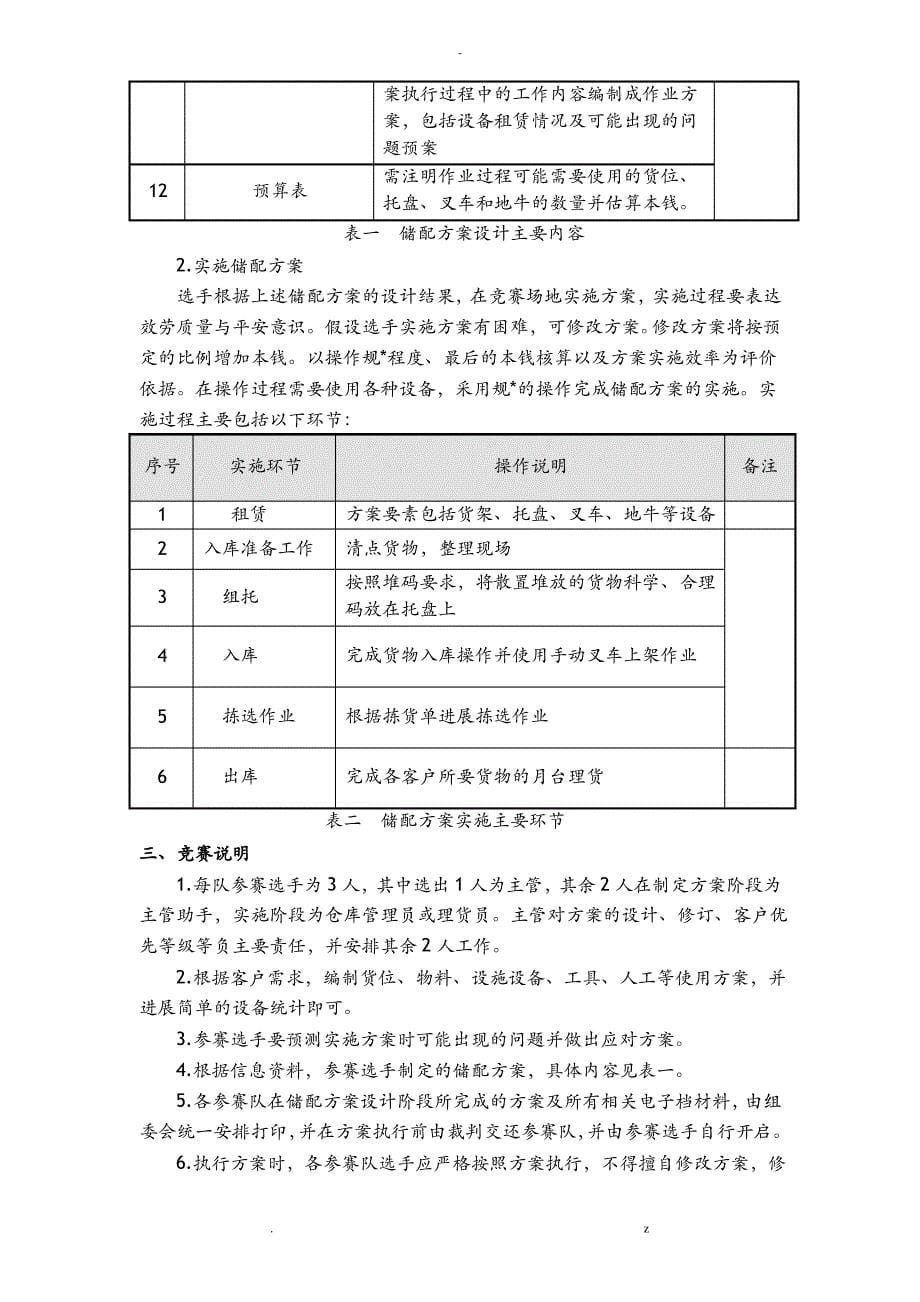 仓储配送方案设计__比赛用题_第5页