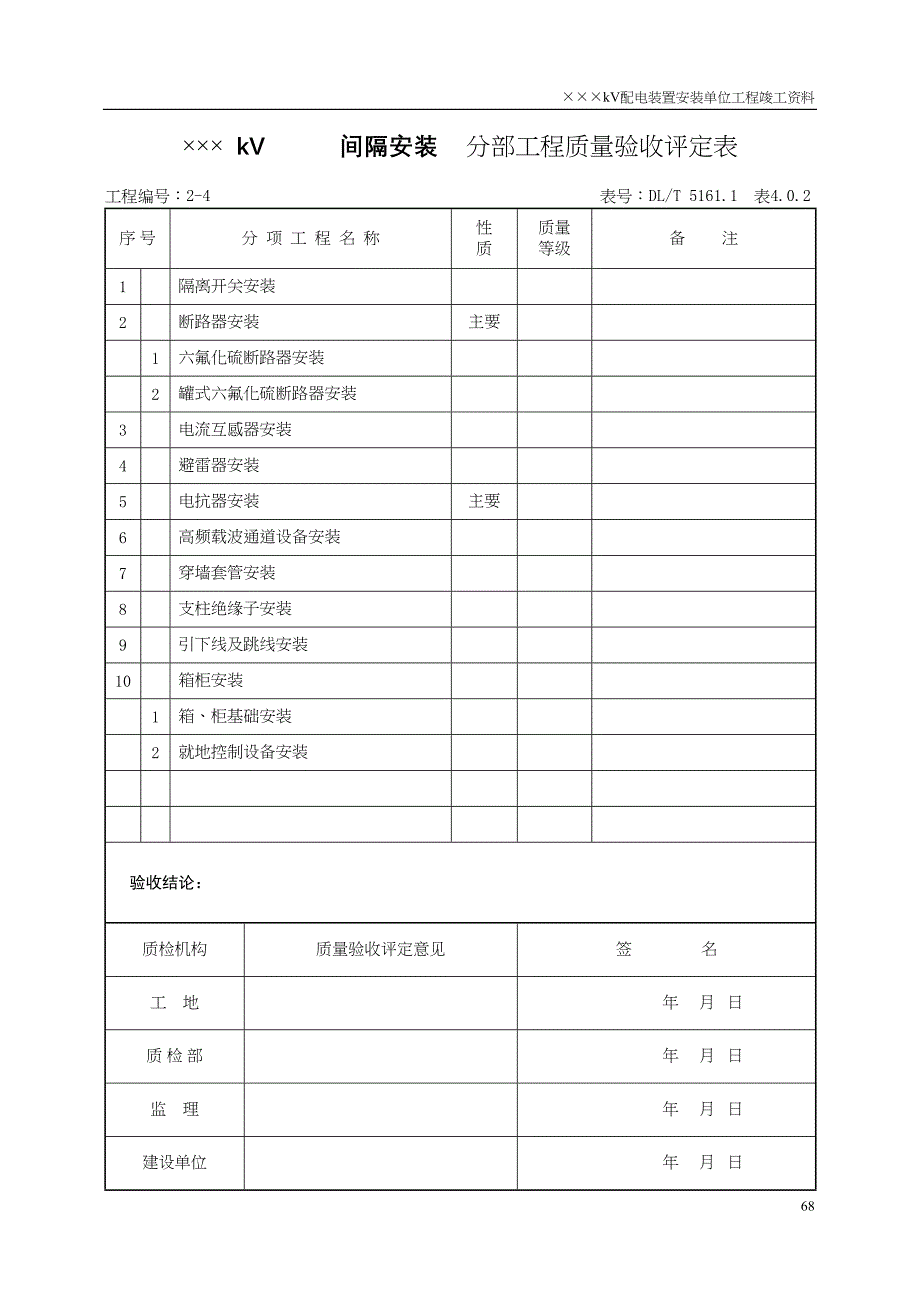 （6）进出线、分段、母联及旁路分部验评(天选打工人).docx_第1页