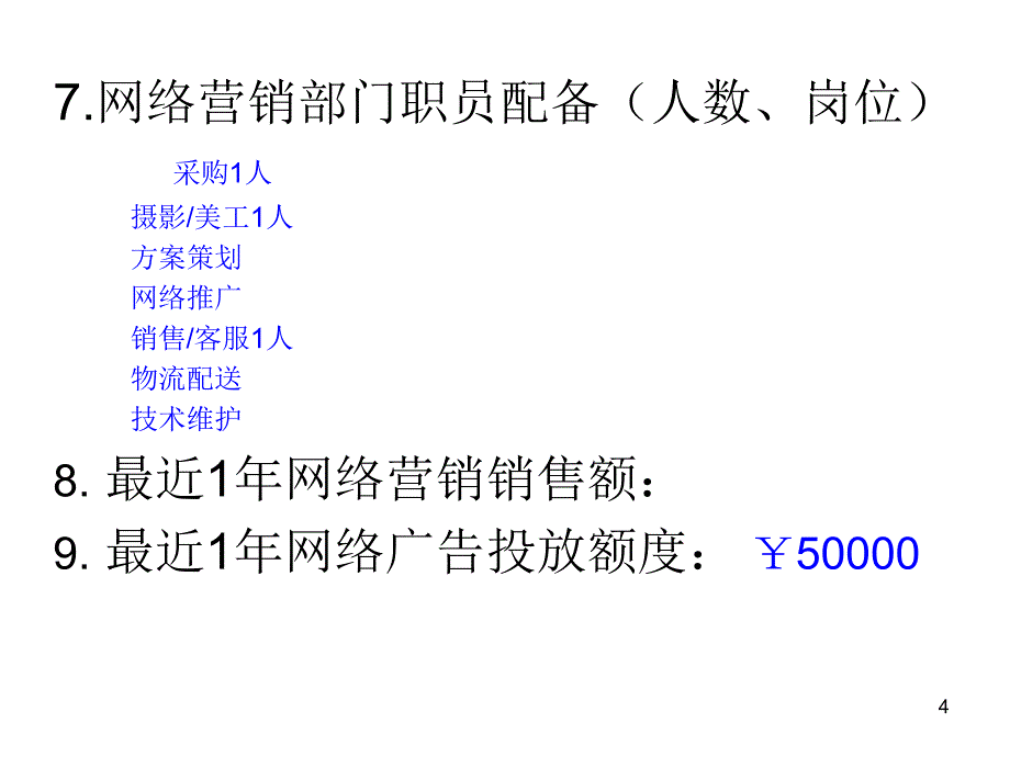 公司网络营销计划书_第4页