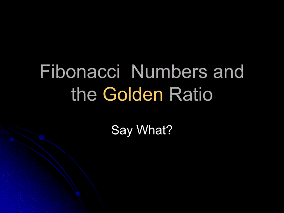 FibonacciNumbersandtheGoldenRatio_第1页