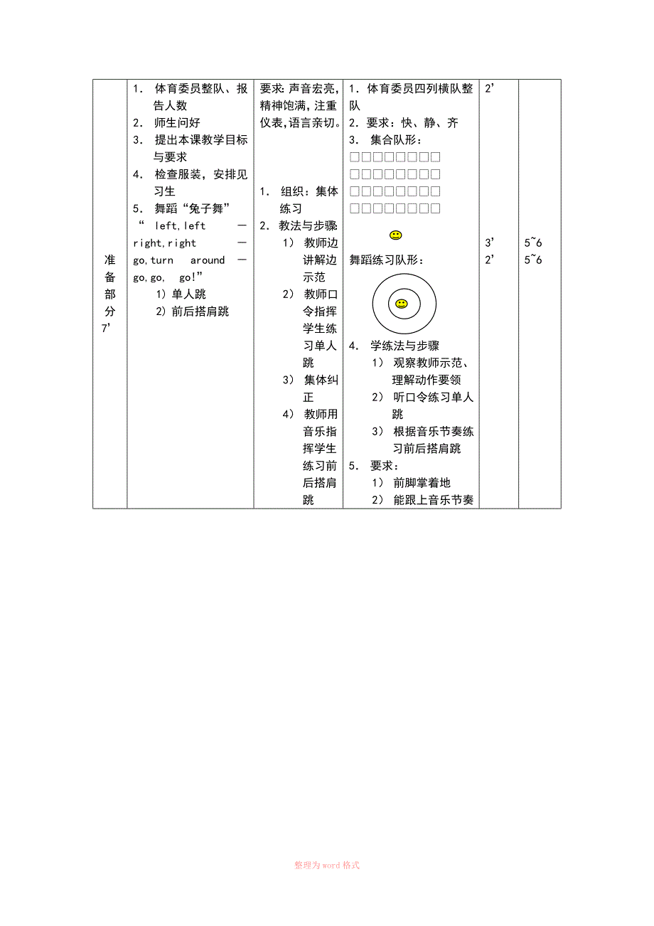 高中体育课教案Word_第2页