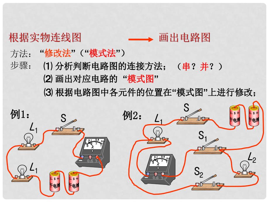 中考物理总复习 电路图、实物图连接课件_第3页