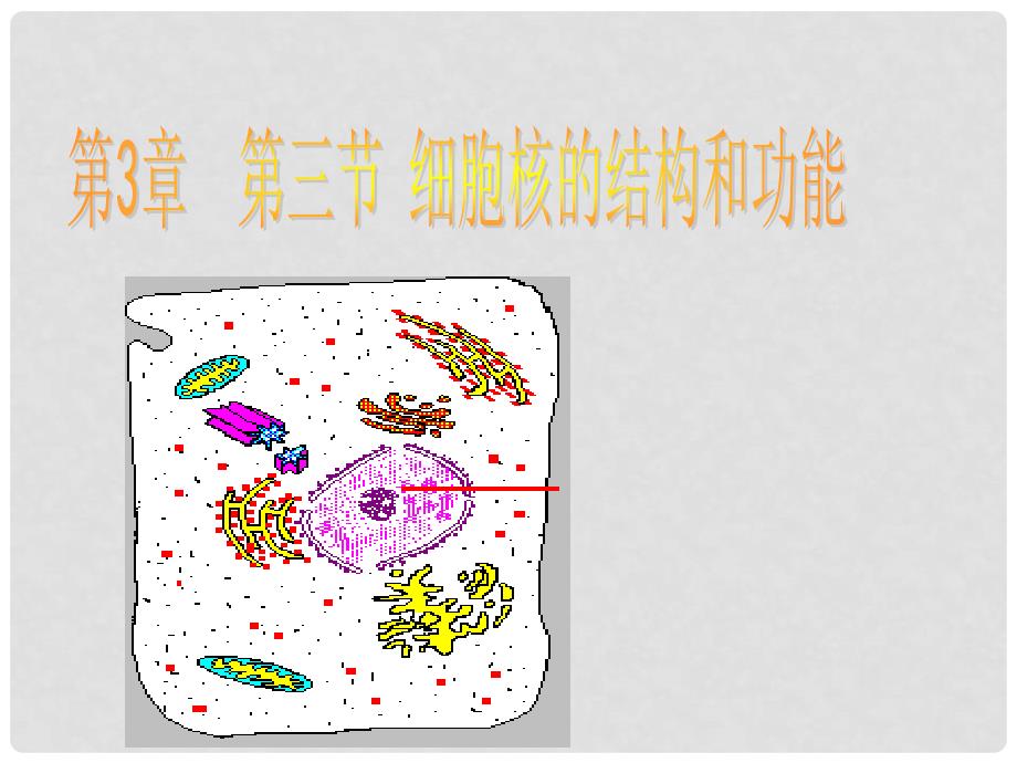 山西省怀仁县巨子学校高中部高中地理 第三章第三节 细胞的结构和功能课件 新人教版必修1_第1页