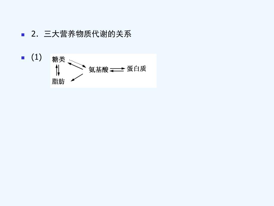 【精品】2011届高考生物第一轮复习经典学案 2-7 人和动物体内三大营养物质的代谢课件_第4页