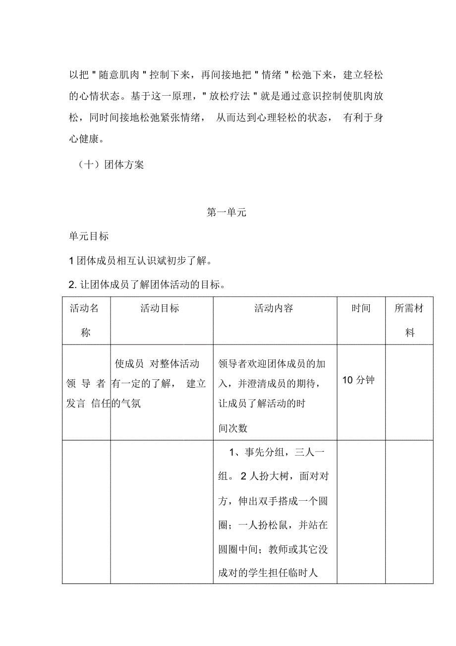 大学生焦虑疏导团体辅导活动方案设计_第5页