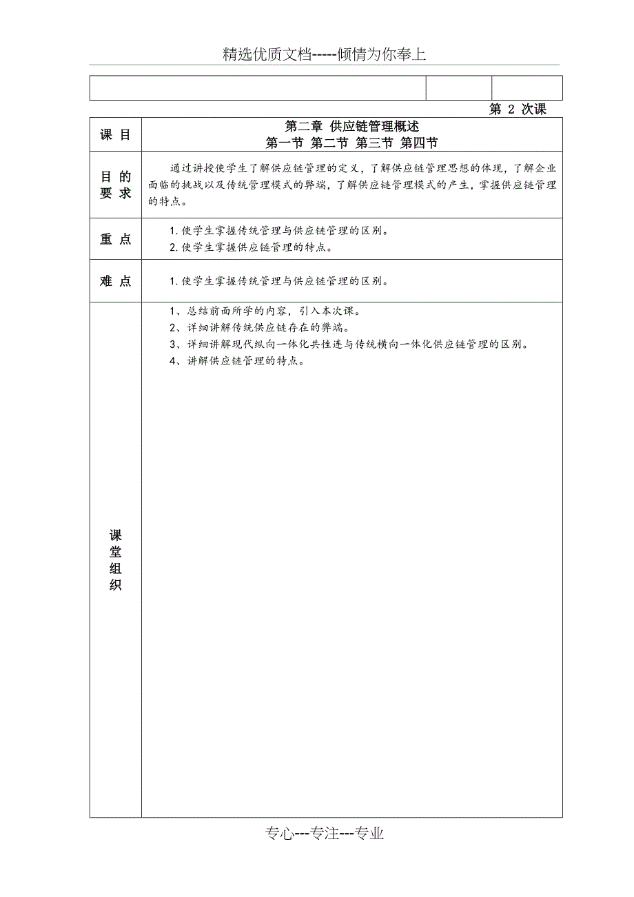 《供应链管理概论》教案_第4页