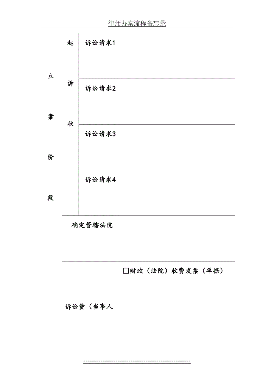 律师办案流程备忘录_第4页