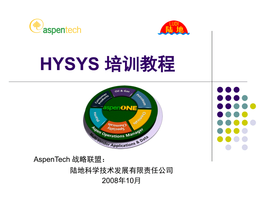 HYSYS培训教程10动态模拟课件_第1页