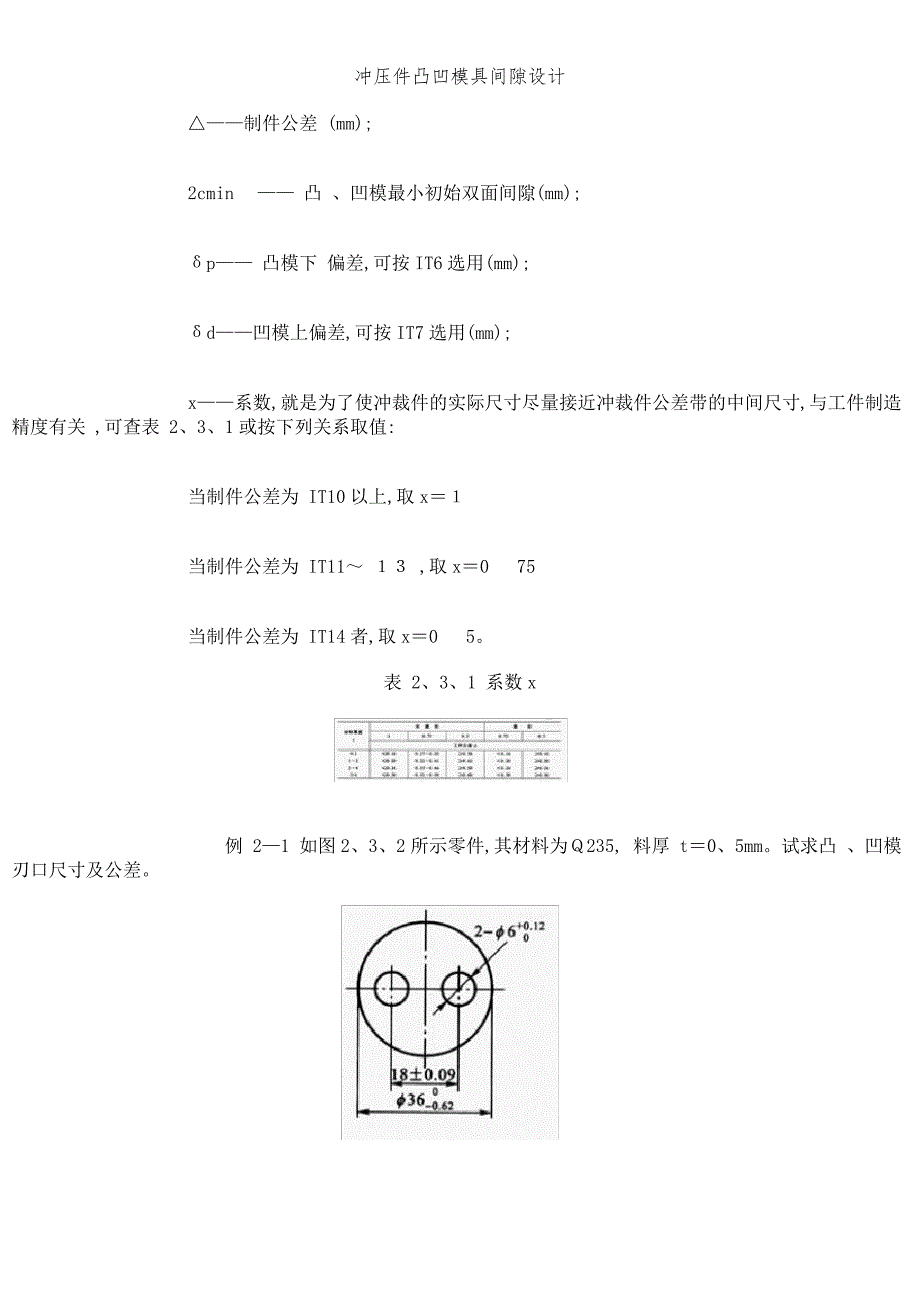 冲压件凸凹模具间隙设计_第4页