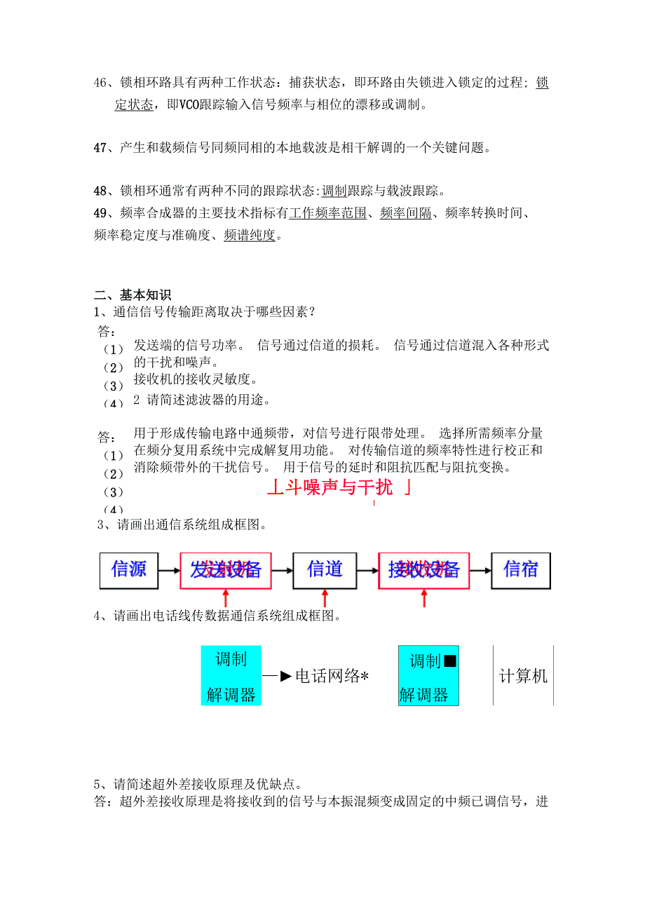 通信电子电路复习提纲_第4页