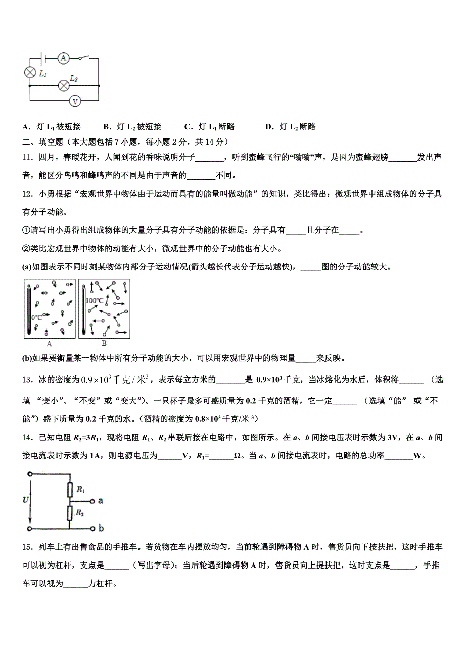 2023年山东省德州七中学中考物理对点突破模拟测试卷（含答案解析）.doc_第4页