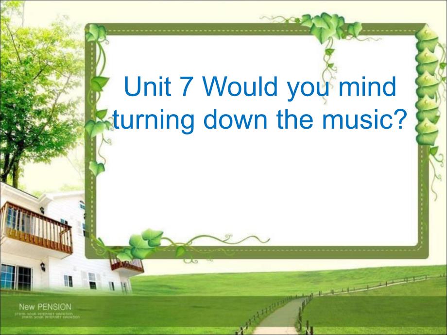 Wouldyoumindturningdownthemusic_第1页