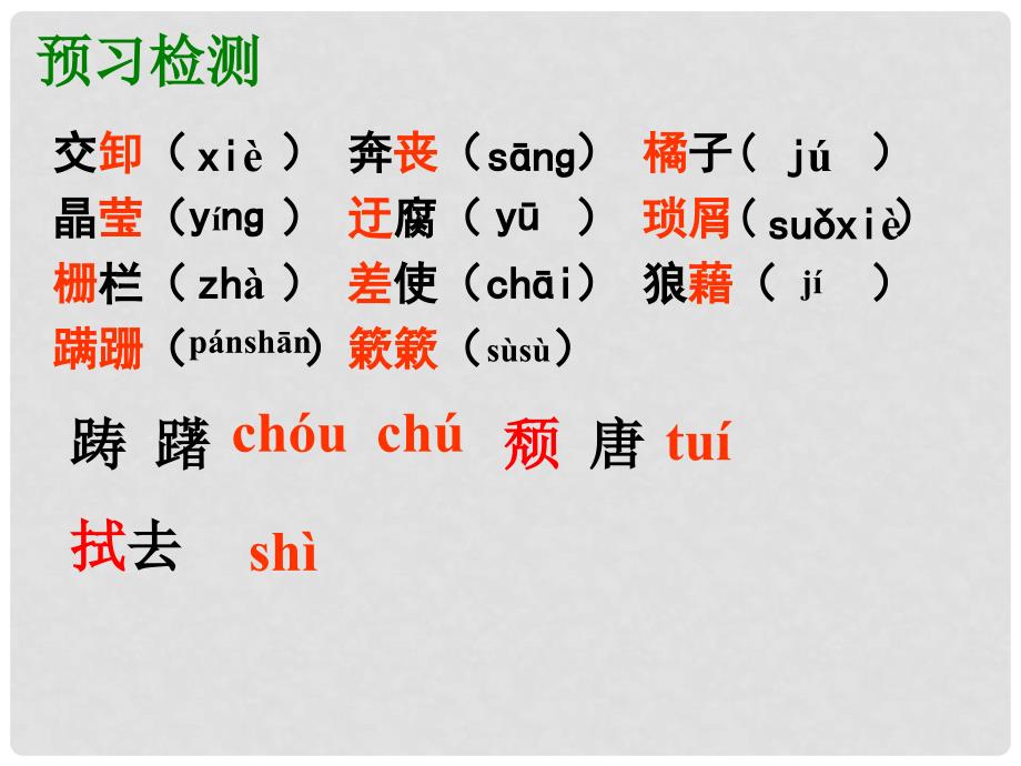 山东省潍坊高新技术产业开发区浞景学校八年级语文上册 7《背影》课件 新人教版_第4页