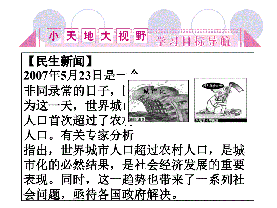 高中地理鲁教版必修二2.1城市发展与城市化课件1_第3页