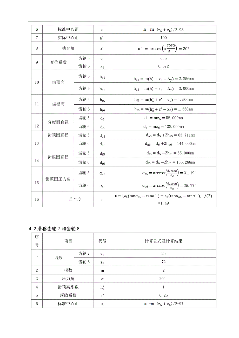 哈工大机械原理大作业齿轮102015版_第4页