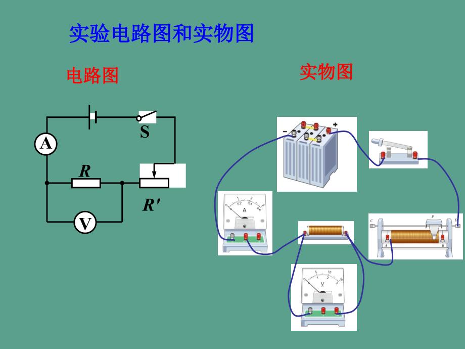 人教版九年级上学期物理第17章第三节电阻的测量ppt课件_第3页