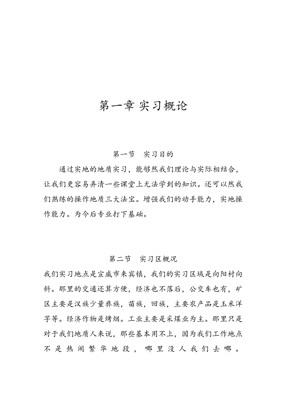 地质填图实习报告_第3页