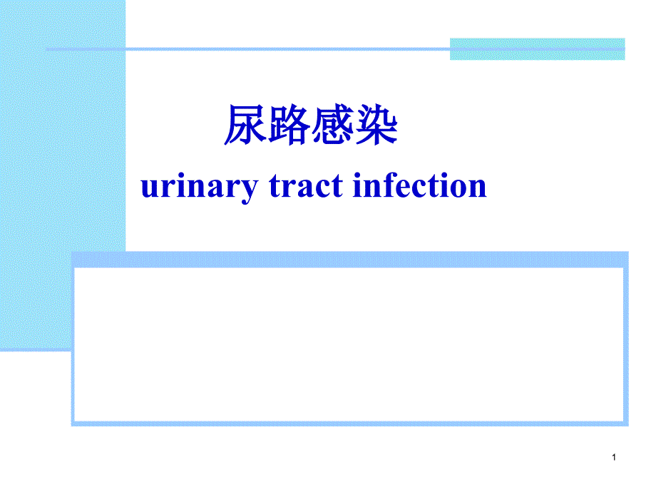 尿路感染诊断及护理PPT课件_第1页