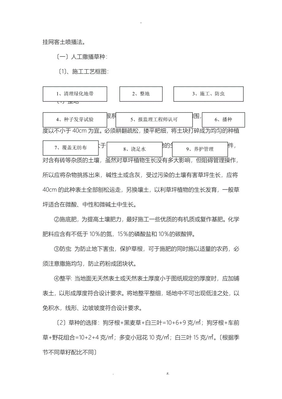 路基边坡植草防护施工组织方案与对策_第4页