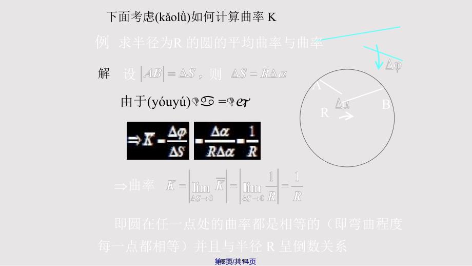 ch平面曲线的曲率实用实用教案_第2页