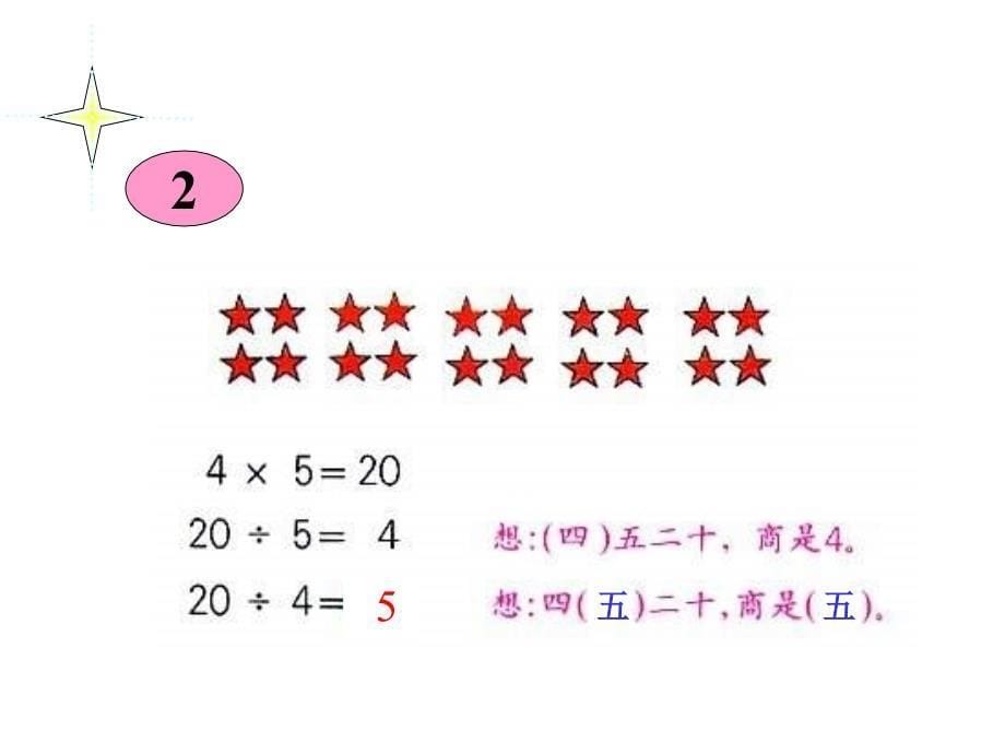 人教课标版二年下用26的乘法口诀求商课件3_第5页